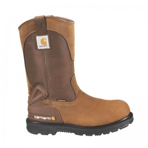 Brown Men Carhartt 11" Soft Toe Boot Wellington Boots | LCV-831076