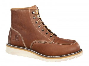 Brown Men Carhartt Waterproof 6" Moc Toe Wedge Boots | RDV-193524