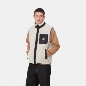 Cream Men Carhartt Prentis Liner Vest | AEM-598203