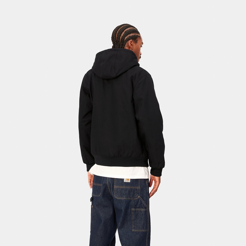 Black Men Carhartt Active Winter Jackets | AHV-702831