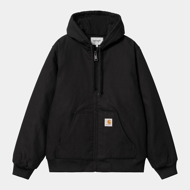 Black Men Carhartt Active Winter Jackets | AHV-702831