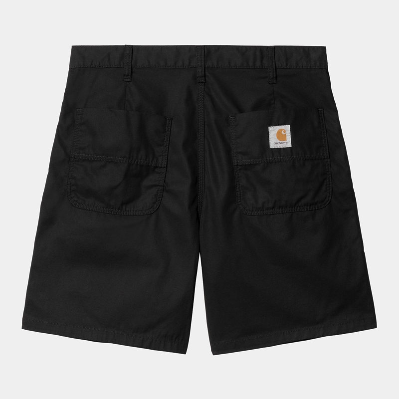 Black Men Carhartt Albert Shorts | OMH-974302