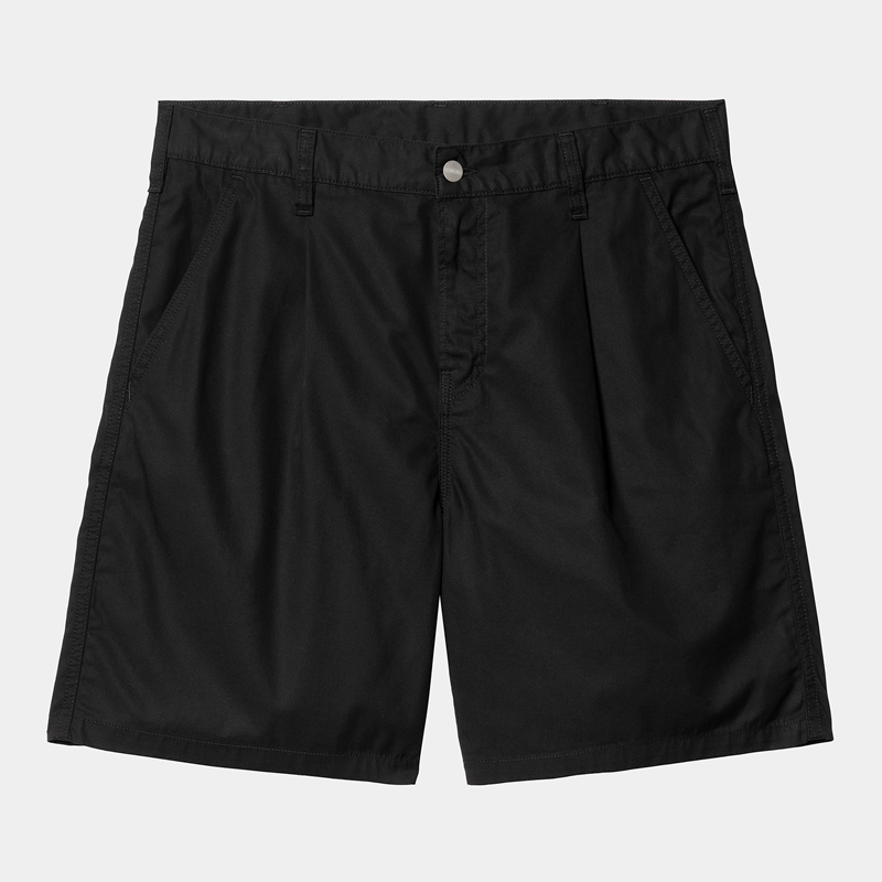 Black Men Carhartt Albert Shorts | OMH-974302