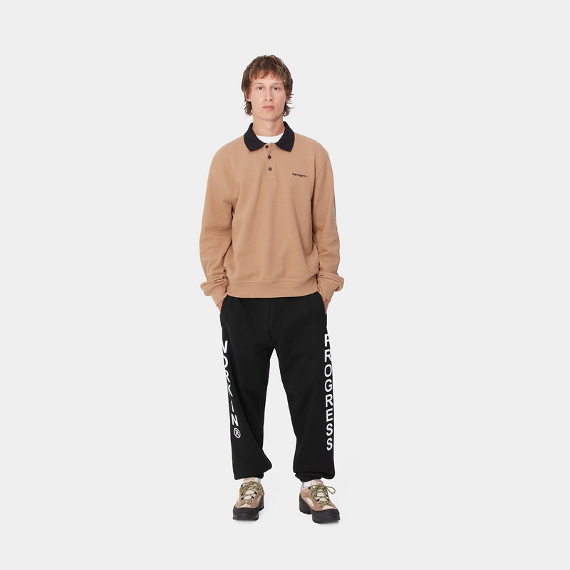 Black Men Carhartt Body Of Work Pants | EWJ-360142