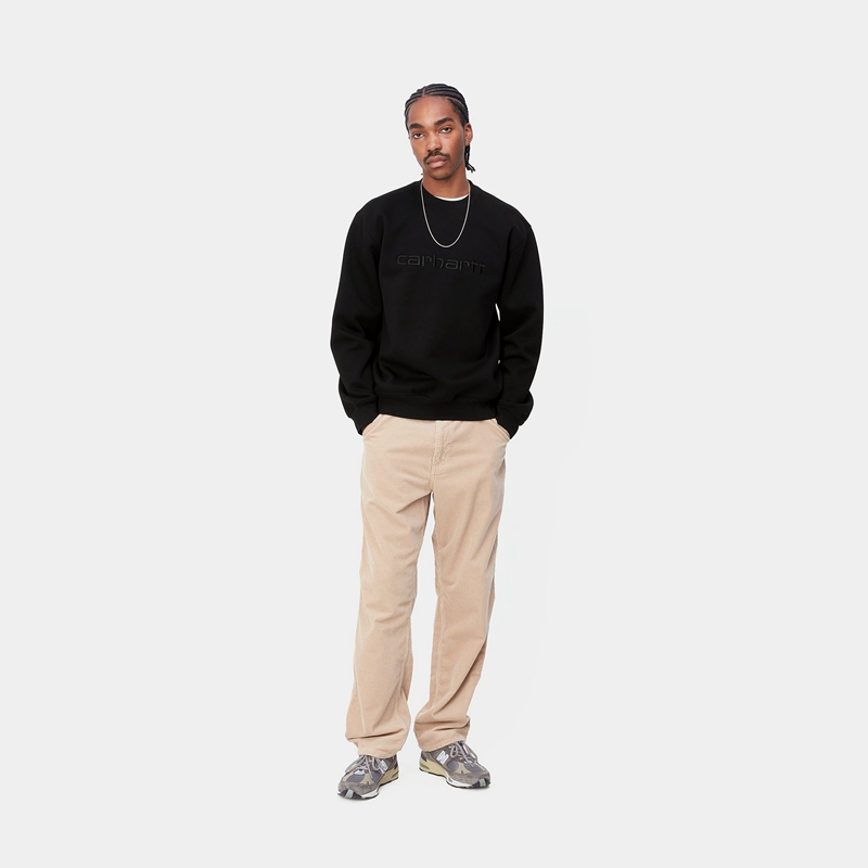 Black Men Carhartt Carhartt Sweatshirt | TXS-017592