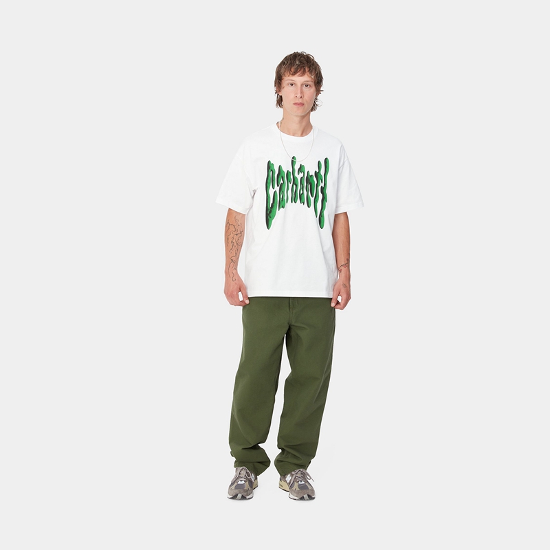Black Men Carhartt Goo T-Shirt | JVE-492750
