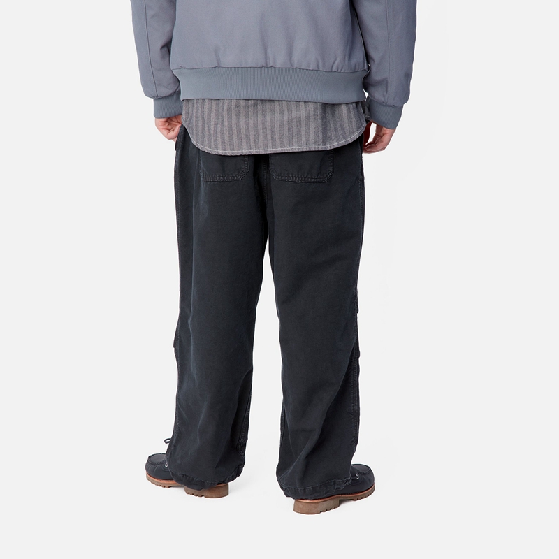 Black Men Carhartt Judd Pants | QMZ-235476