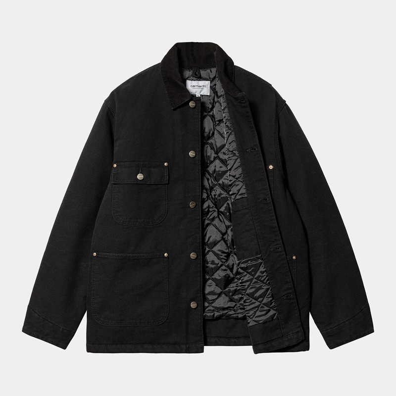 Black Men Carhartt OG Chore Coats | SGN-971056
