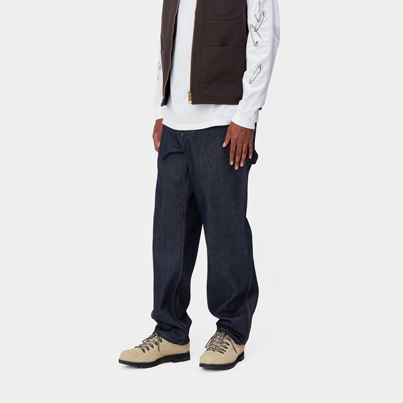 Black Men Carhartt Single Knee Pants | YBK-019528