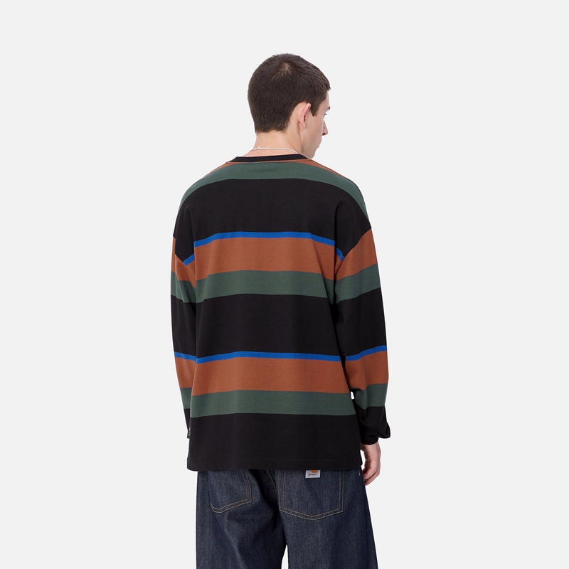 Black Men Carhartt Sundling T-Shirt | ZOD-891034