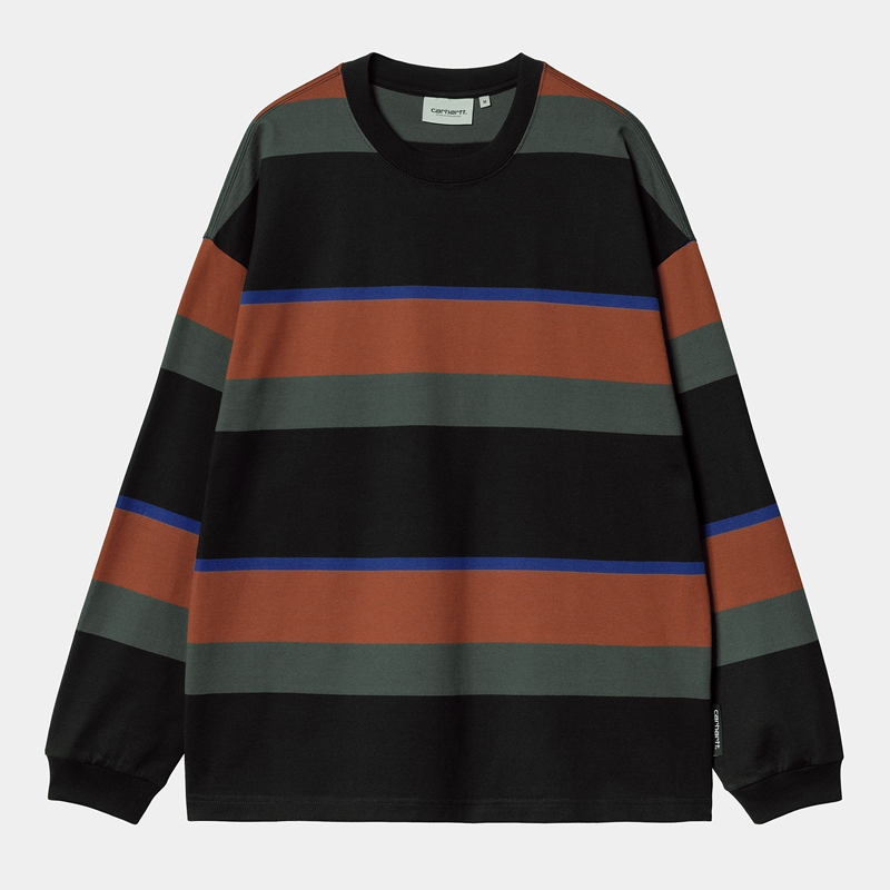 Black Men Carhartt Sundling T-Shirt | ZOD-891034