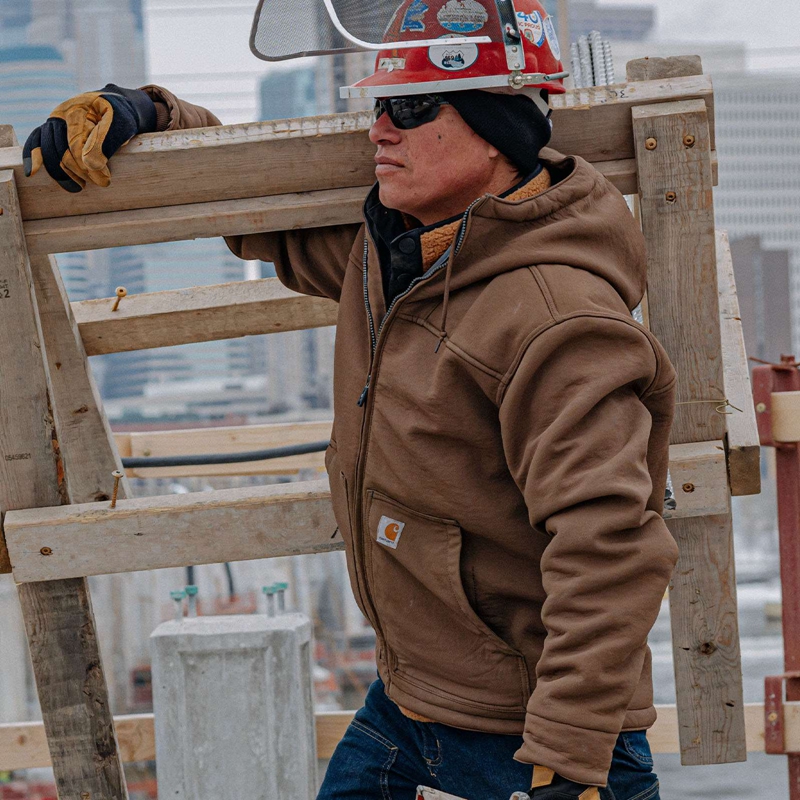 Black Men Carhartt Super Dux™ Sherpa-Lined Active Jackets | HAL-743629