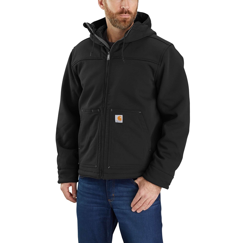 Black Men Carhartt Super Dux™ Sherpa-Lined Active Jackets | HAL-743629