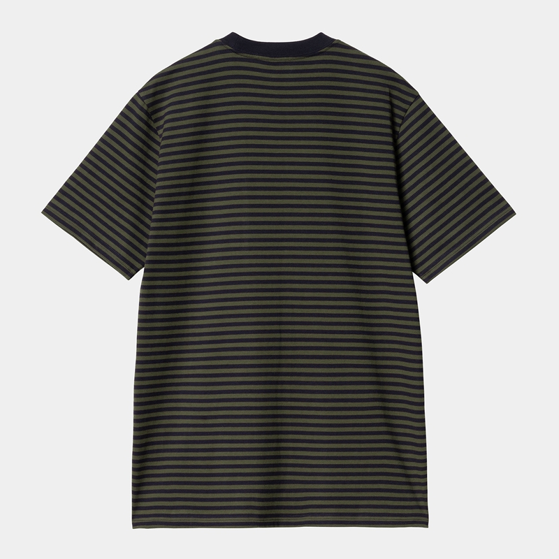 Black Men Carhartt Verner Pocket T-Shirt | SIQ-265817