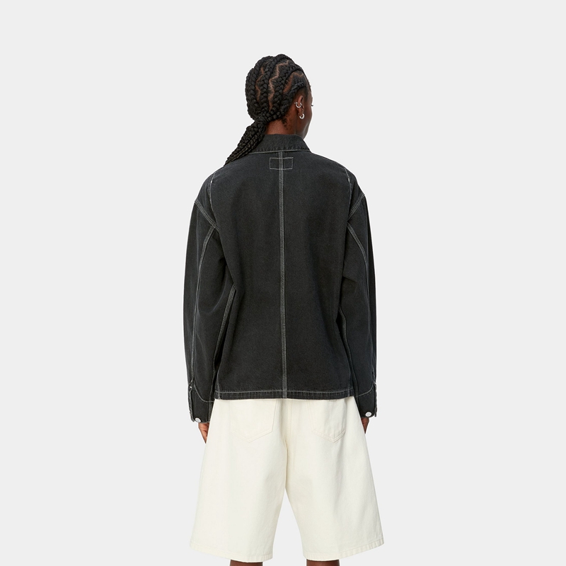 Black Women Carhartt OG Michigan Coats | KGH-089651