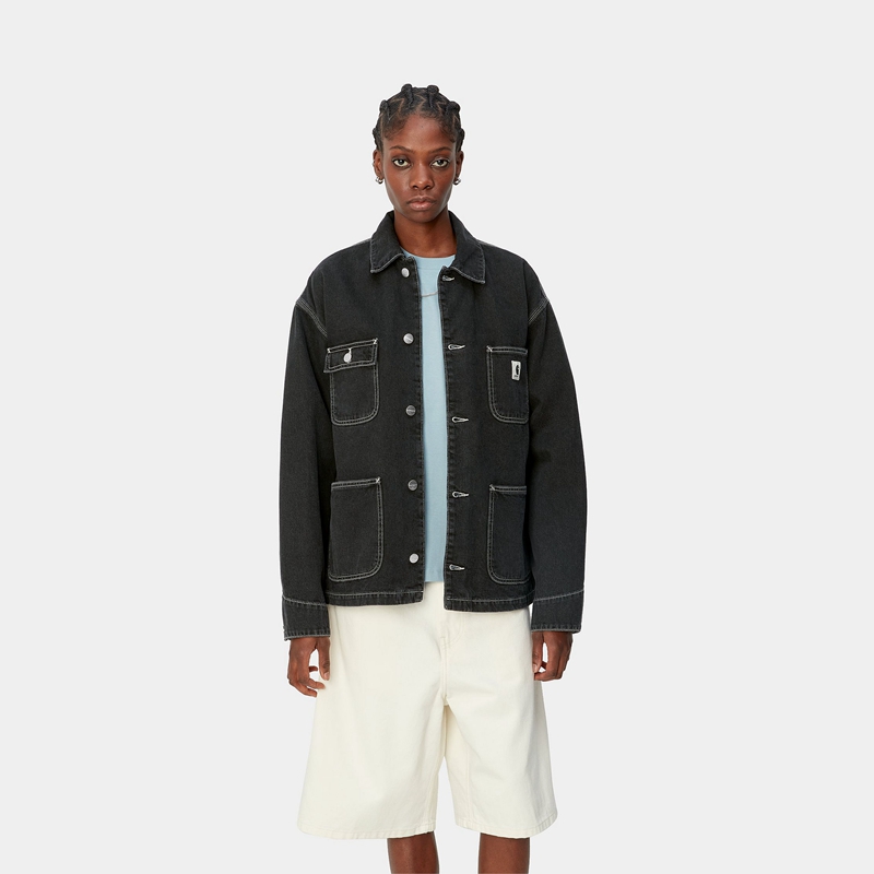 Black Women Carhartt OG Michigan Coats | KGH-089651
