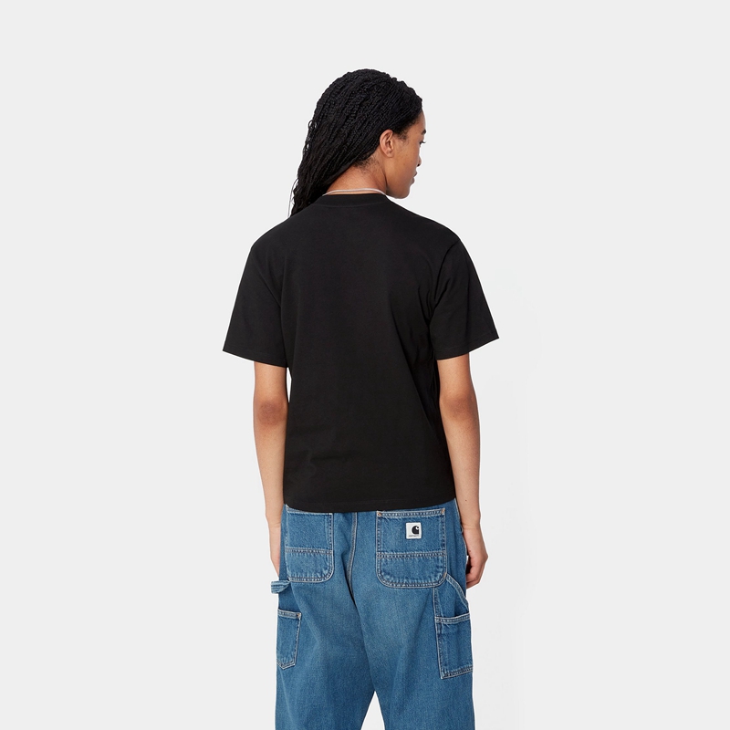 Black Women Carhartt Pepe Sad Cowboy T-Shirt | QSL-029164