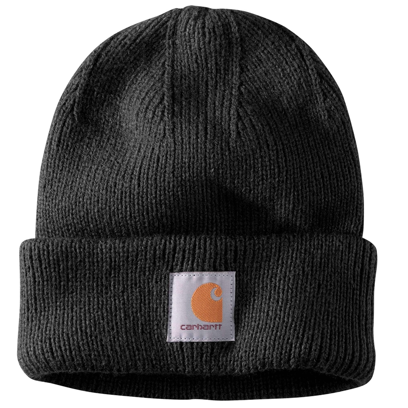 Black Women Carhartt Rib Knit Beanie Hats | NQI-049785