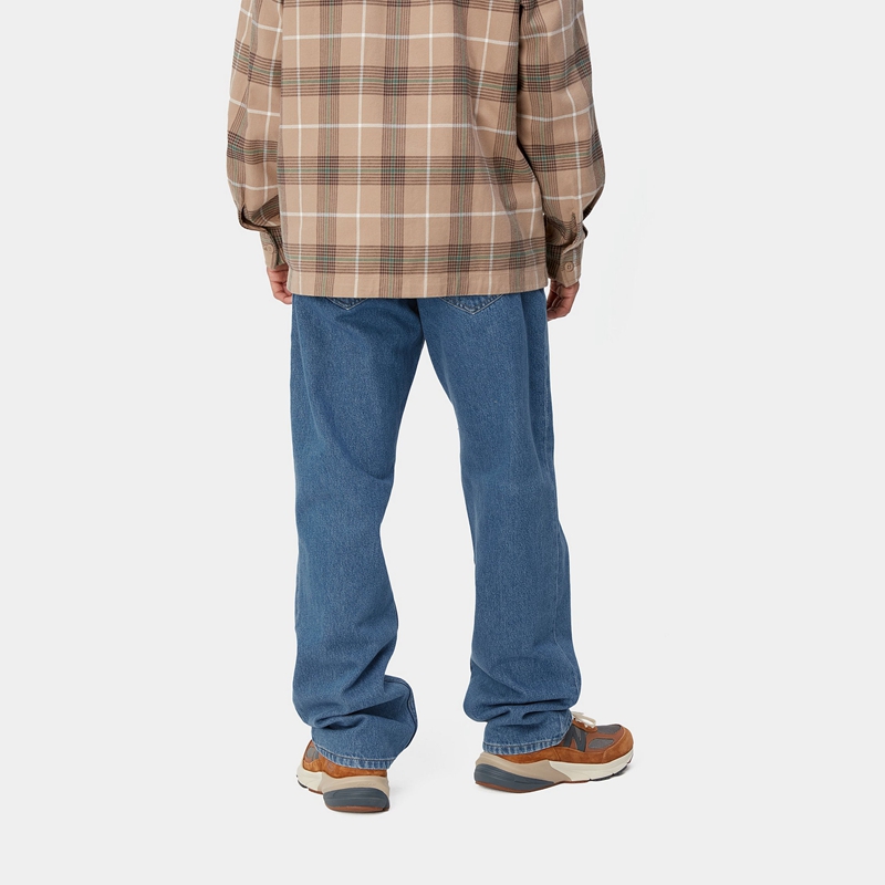 Blue Men Carhartt Nolan Pants | YXI-467031