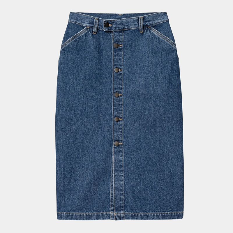 Blue Women Carhartt Colby Skirts | QSX-913742