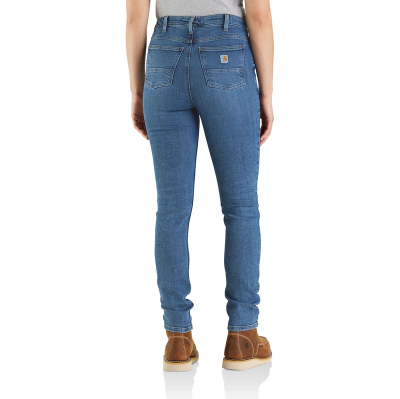 Blue Women Carhartt High Waisted Jeans | RTA-084361