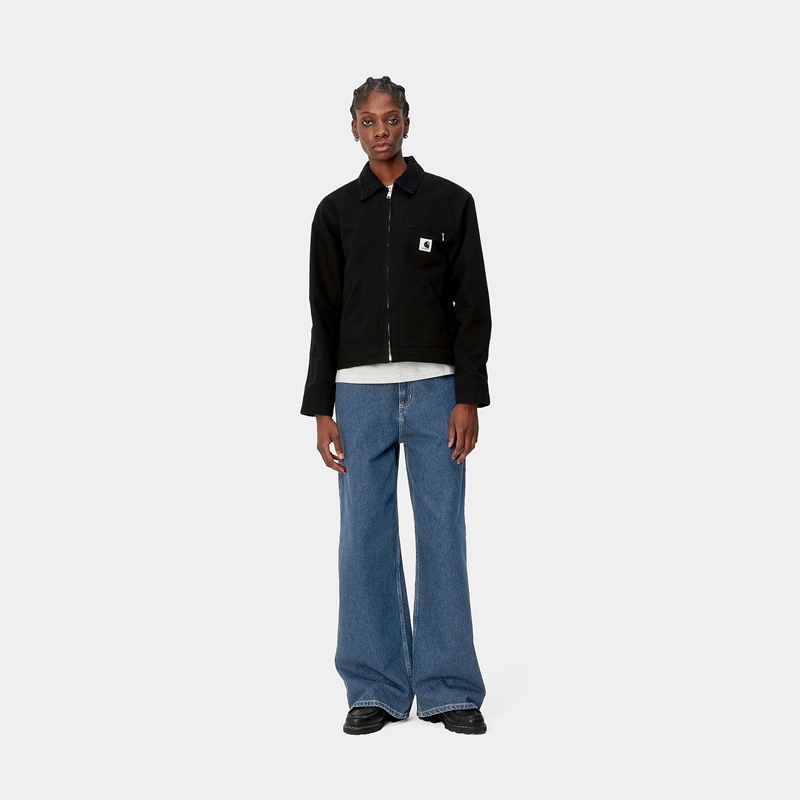 Blue Women Carhartt Jens Pants | WDJ-254867