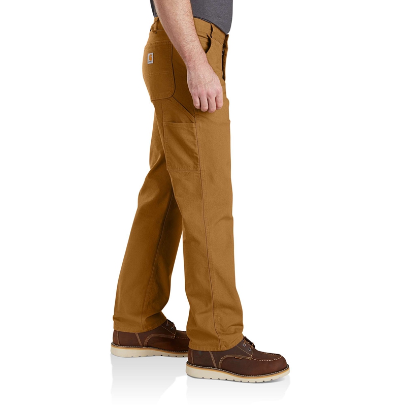 Brown Men Carhartt Utility Work Pants | JOH-247683