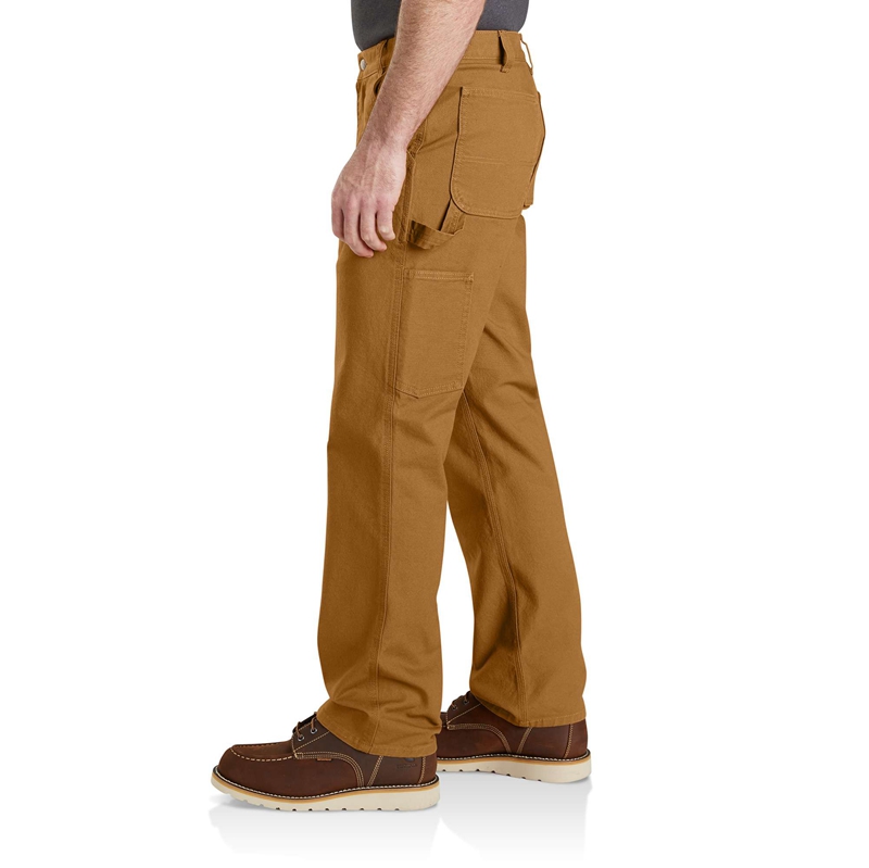 Brown Men Carhartt Utility Work Pants | JOH-247683