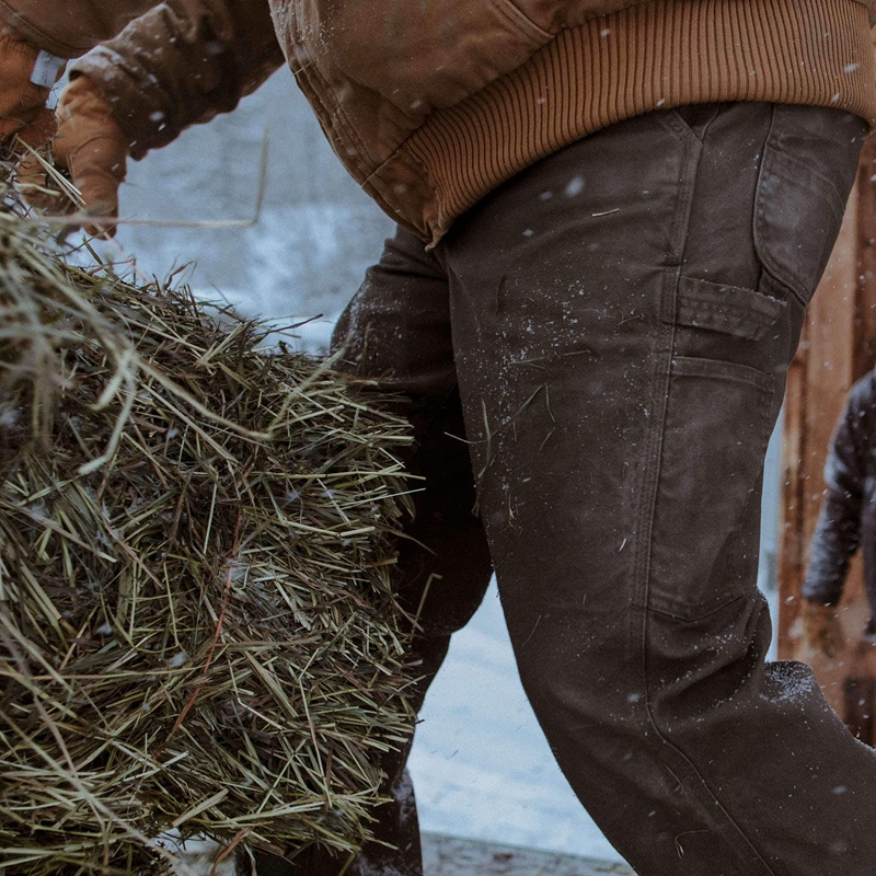 Brown Men Carhartt Utility Work Pants | JOH-247683