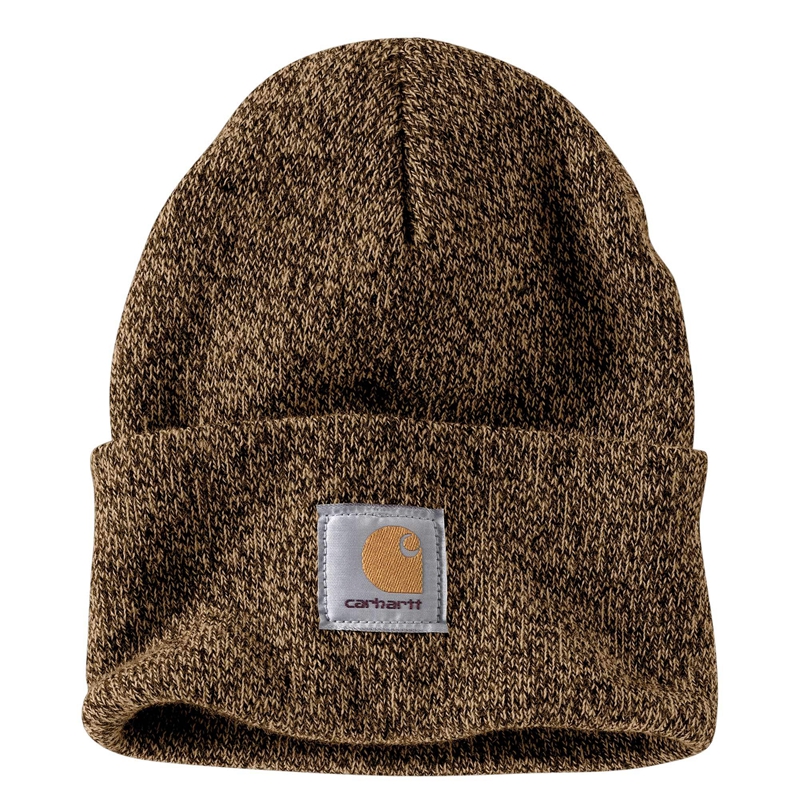 Brown Women Carhartt Knit Cuffed Beanie Hats | NUX-903814