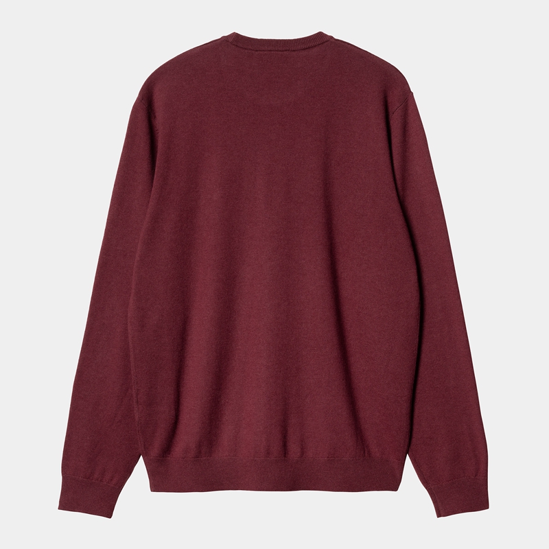 Burgundy Men Carhartt Madison Sweatshirt | ZQT-892135