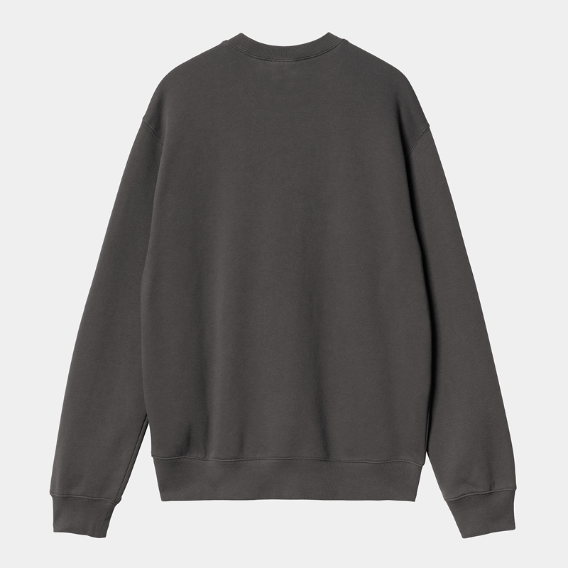 Dark Grey Men Carhartt Flying Ducks Sweatshirt | NBW-817402