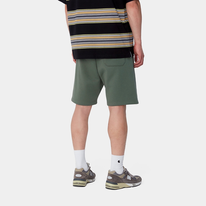 Green Men Carhartt Chase Shorts | ICK-264907