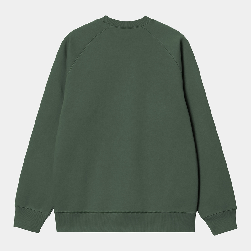 Green Men Carhartt Chase Sweatshirt | UTC-435291
