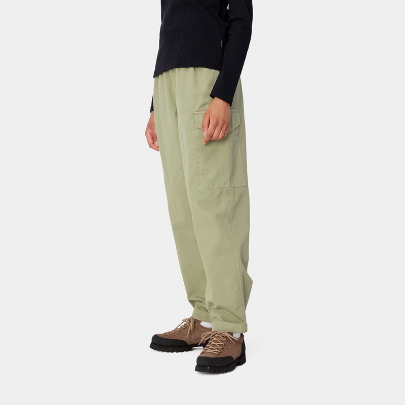 Green Women Carhartt Collins Pants | VGC-510483
