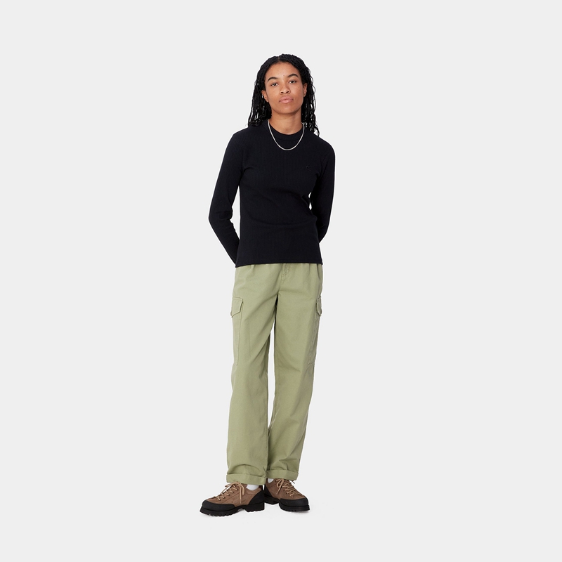 Green Women Carhartt Collins Pants | VGC-510483