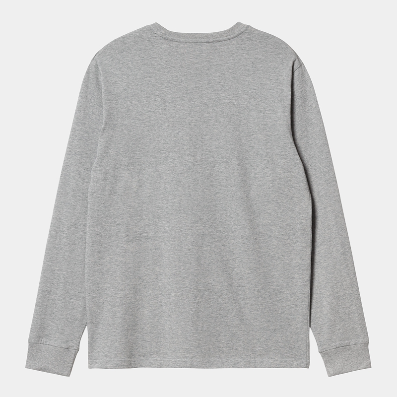 Grey Men Carhartt Pocket Sweatshirt | YSZ-613945