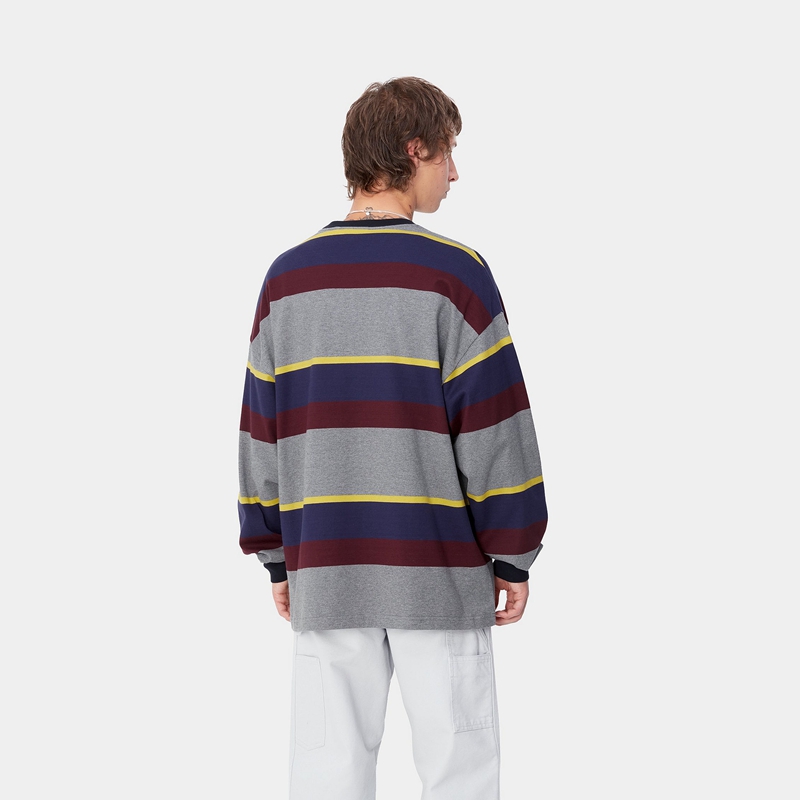 Grey Men Carhartt Sundling T-Shirt | XQL-372956
