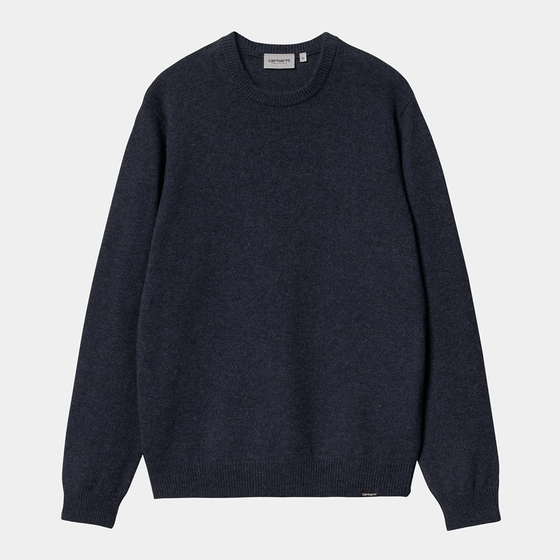 Navy Men Carhartt Alten Sweatshirt | TIG-562970