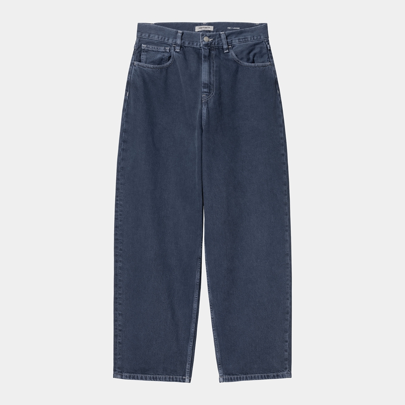 Navy Women Carhartt Brandon Pants | NZM-253689