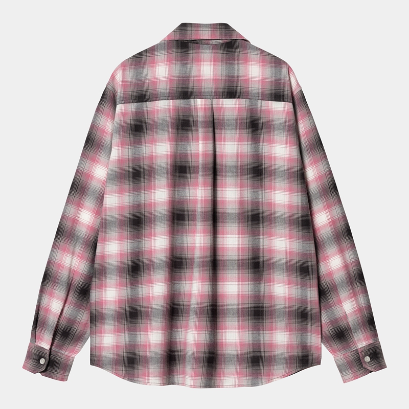 Pink Men Carhartt Blanchard Shirts | MKH-291358