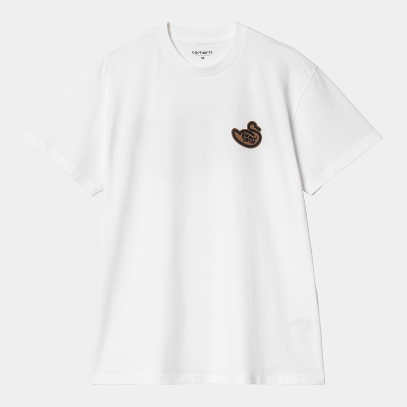White Men Carhartt Brown Ducks T-Shirt | QCB-054931
