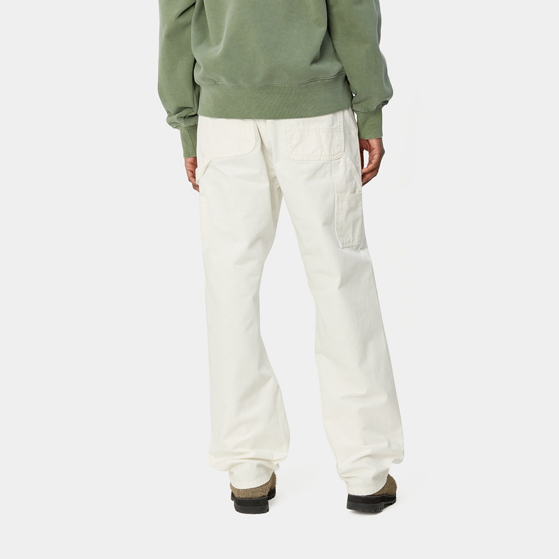 White Women Carhartt Pierce Straight Pants | QNY-234986