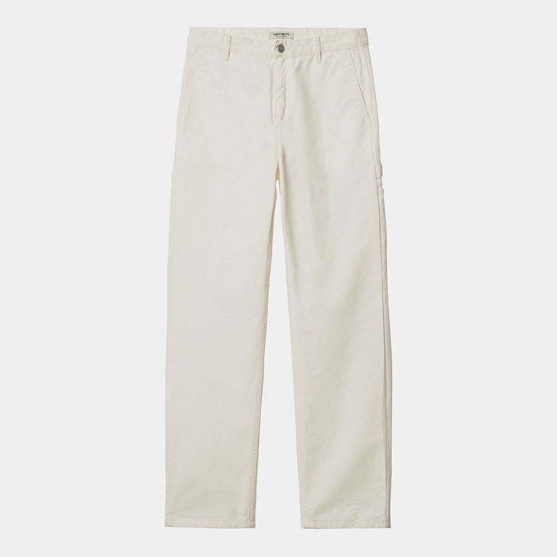 White Women Carhartt Pierce Straight Pants | QNY-234986