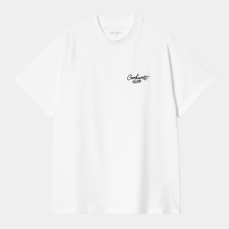 White Women Carhartt Signature T-Shirt | TSP-853924